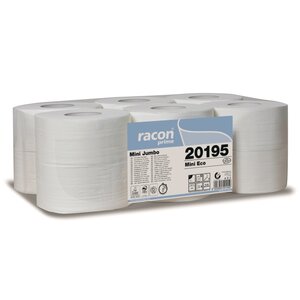 Celtex Racon toaletní papír mini jumbo 195 2vrstvý celulóza 160 m 12 rolí 