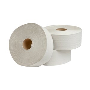 Toaletní papír JUMBO 280 2 vrstvý recykl 65% bělost 260 m 6 rolí