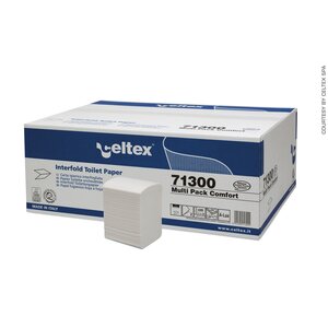 Celtex Comfort toaletní papír skládaný 11x18 cm 2vrstvý celulóza 9000 ks