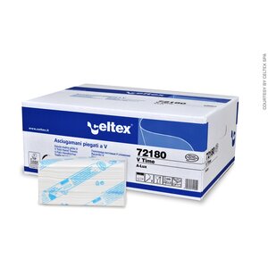 Celtex Time papírové ručníky skládané V 22x18 cm 2vrstvé celulóza 3510 ks