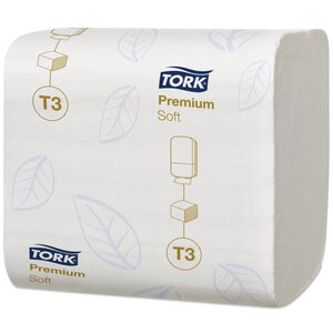Tork T3 toaletní papír skládaný recykl bílý 2vrtsvý 7560 ks
