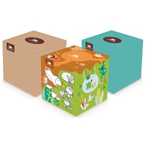 Papírové kosmetické kapesníky Cube Box 12 balení