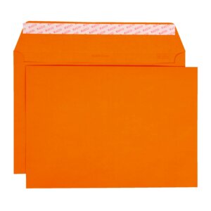 Poštovní obálka C5 oranžová - bez okna, balení á 25 ks