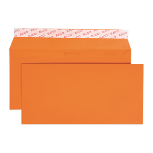 Poštovní obálka C6/5 oranžová - bez okna, balení á 25 ks